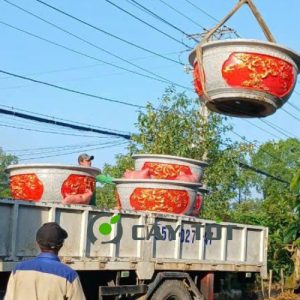 Chậu Xi Măng Tròn Loại II