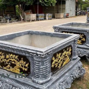 Chậu Xi Măng Vuông Kích Thước 1mx70cm