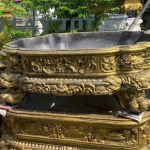 Chậu Xi Măng Hạt Xoài Loại V