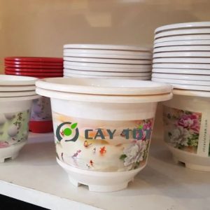 Chậu Nhựa Tròn Kích Thước 60cmx30cmx30cm