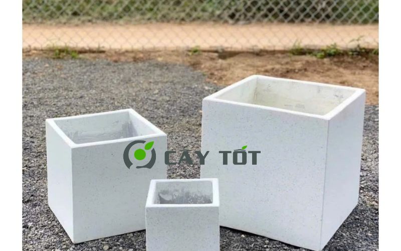 Chậu Đá Mài Vuông Kích Thước 80cmx80cm