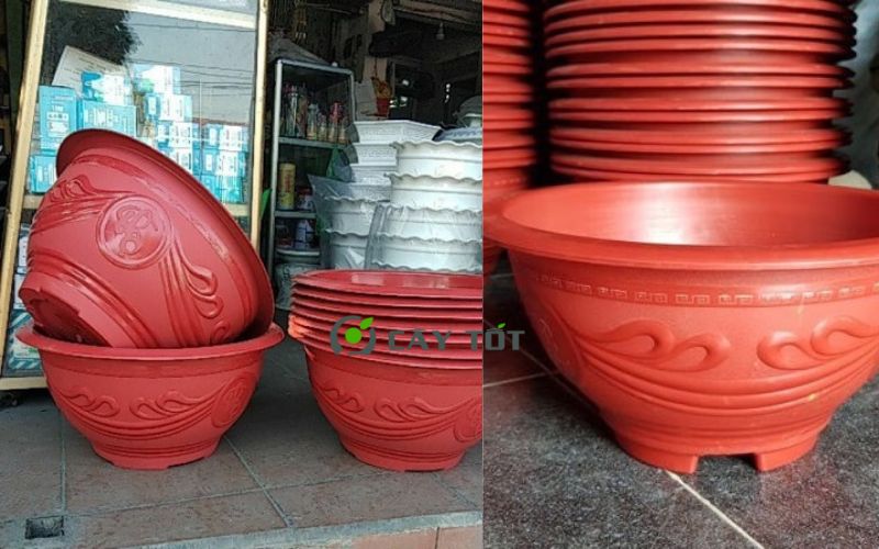 Chậu Nhựa Tròn Kích Thước 1mx50cmx50cm
