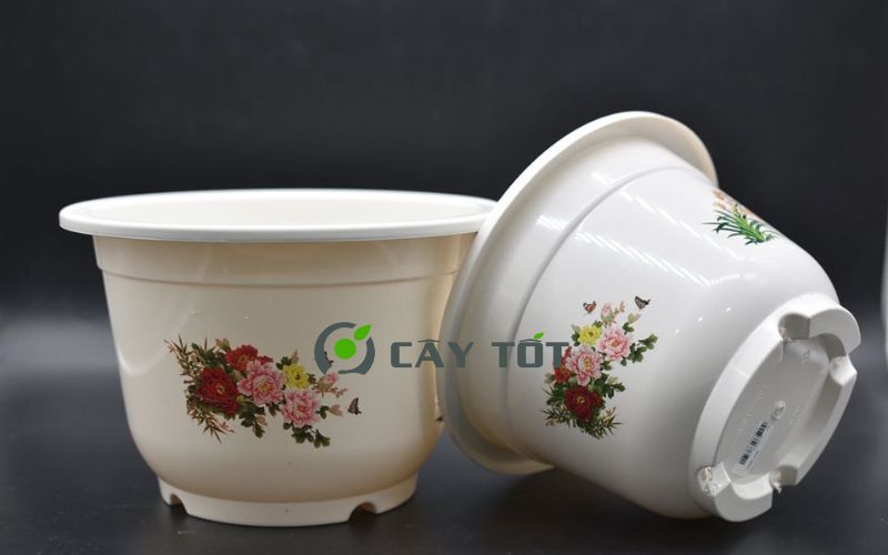 Chậu Nhựa Tròn Kích Thước 60cmx30cmx30cm