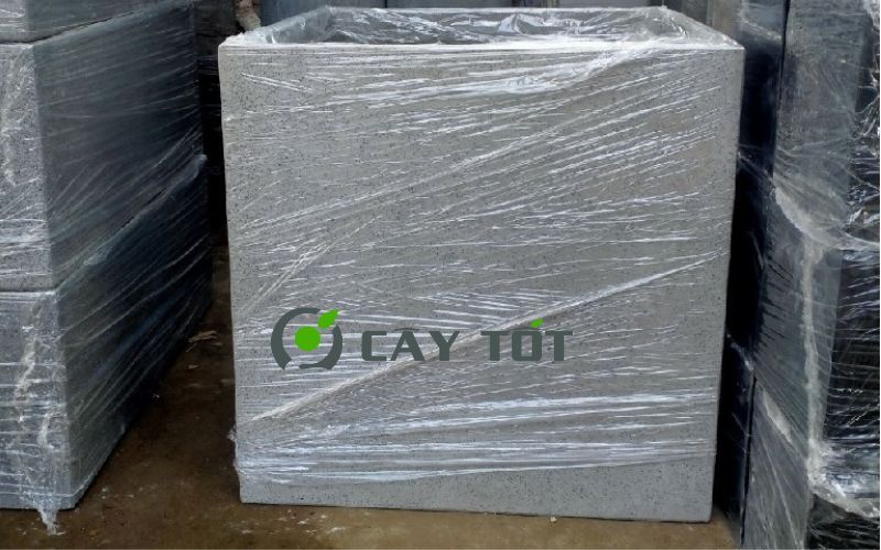 Chậu Đá Mài Vuông Kích Thước 80cmx80cm