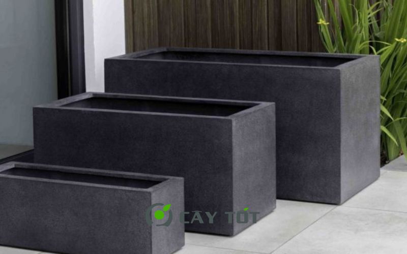 Chậu Đá Mài Chữ Nhật Kích Thước 1mx50cmx50cm