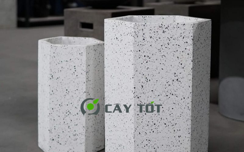 Chậu Đá Mài Lục Giác Kích Thước 1m2x70cm