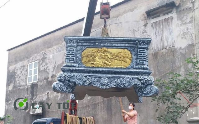 Chậu Xi Măng Vuông Kích Thước 1mx70cm