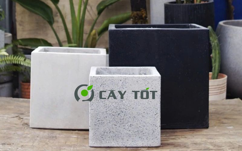 Chậu Đá Mài Vuông Kích Thước 80cmx80cm