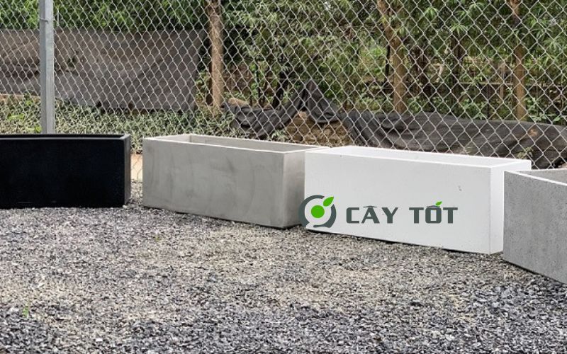 Chậu Đá Mài Chữ Nhật Kích Thước 1mx50cmx50cm