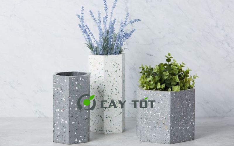 Chậu Đá Mài Lục Giác Kích Thước 1m2x70cm
